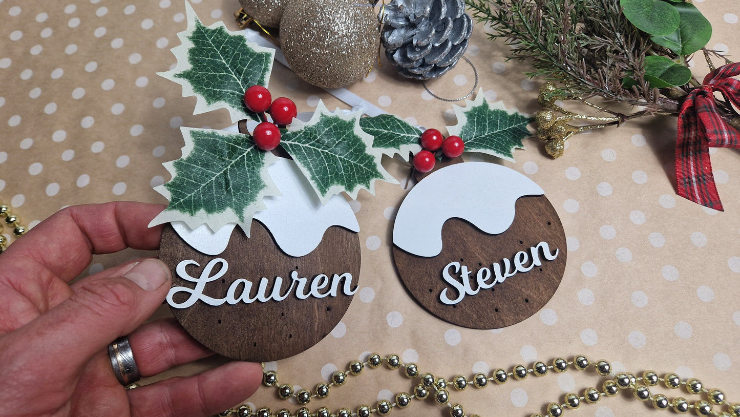 Personalised Christmas tree bauble