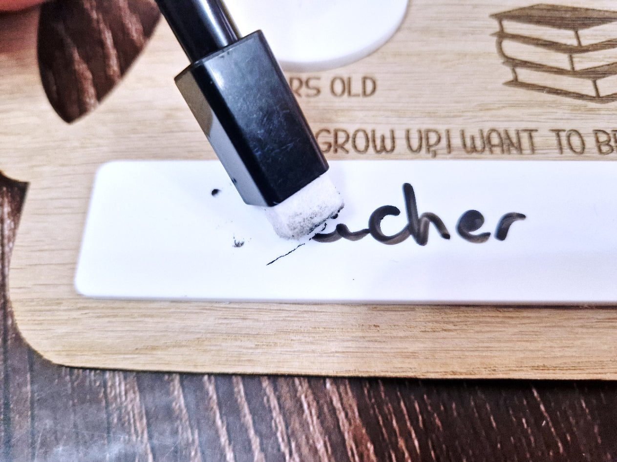 Personalised reusable first day of school sign