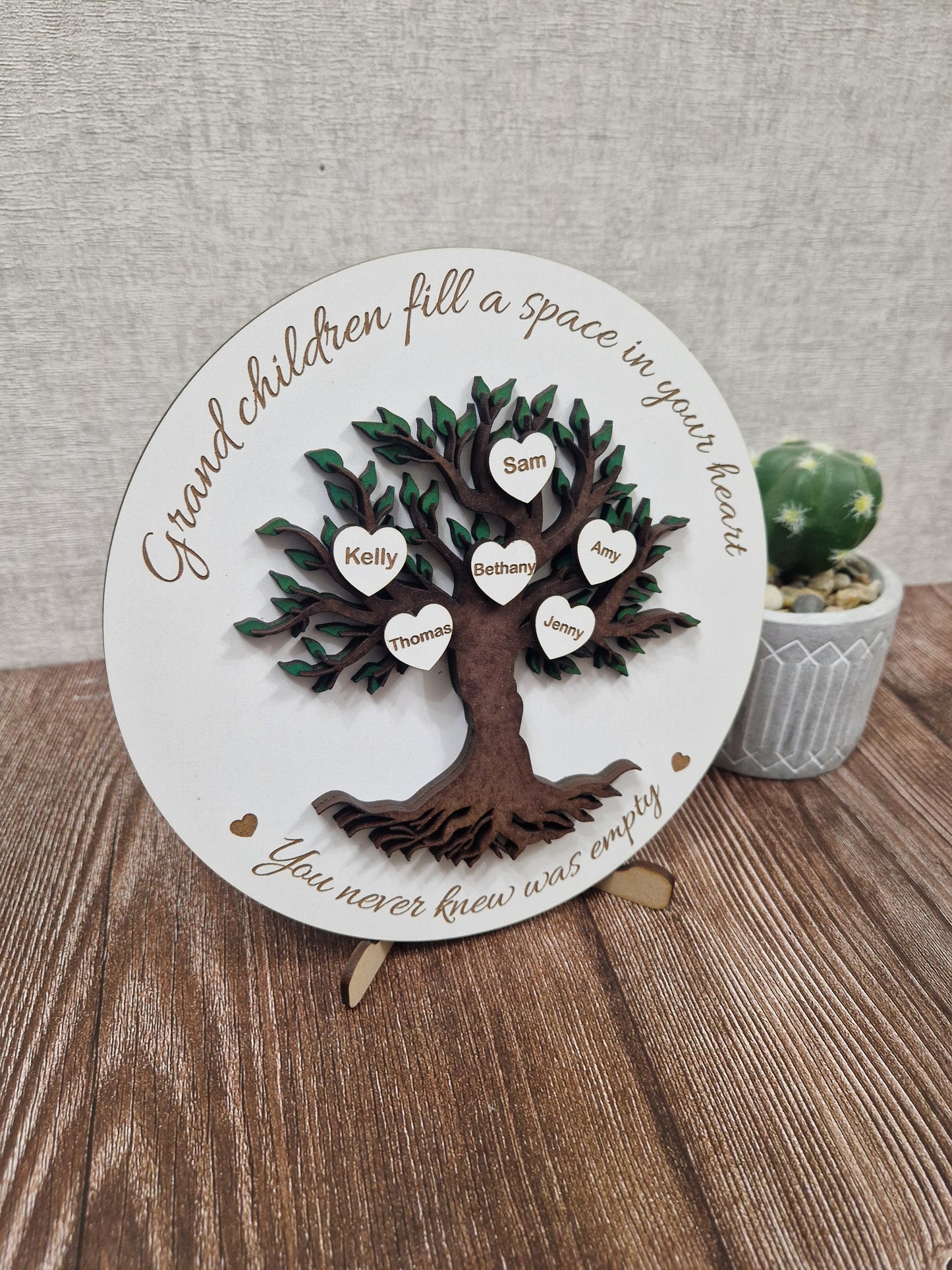Personalised wooden Family Tree