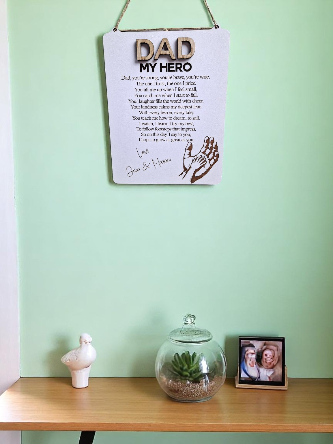 Dad my hero poem