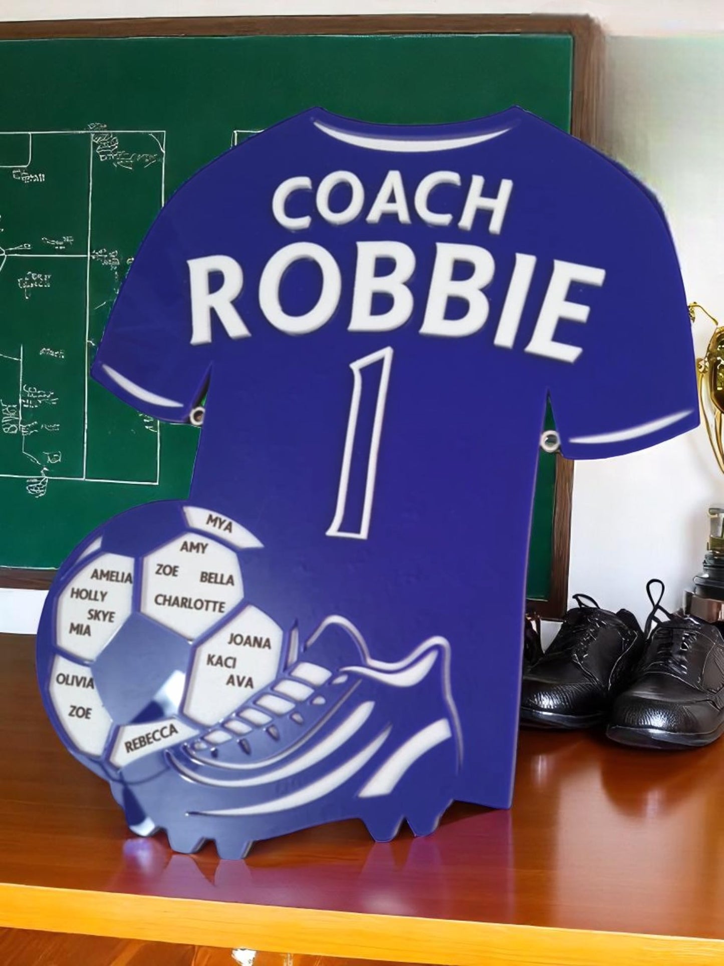 Football coach personalised gift