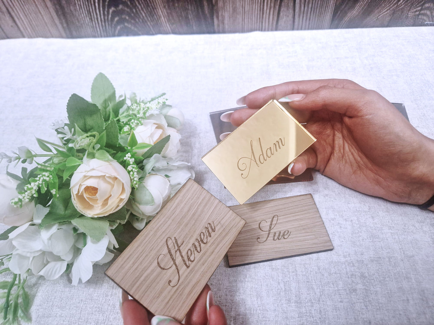 Wedding table place names