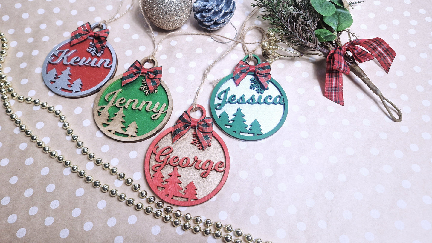 Personalised Christmas bauble