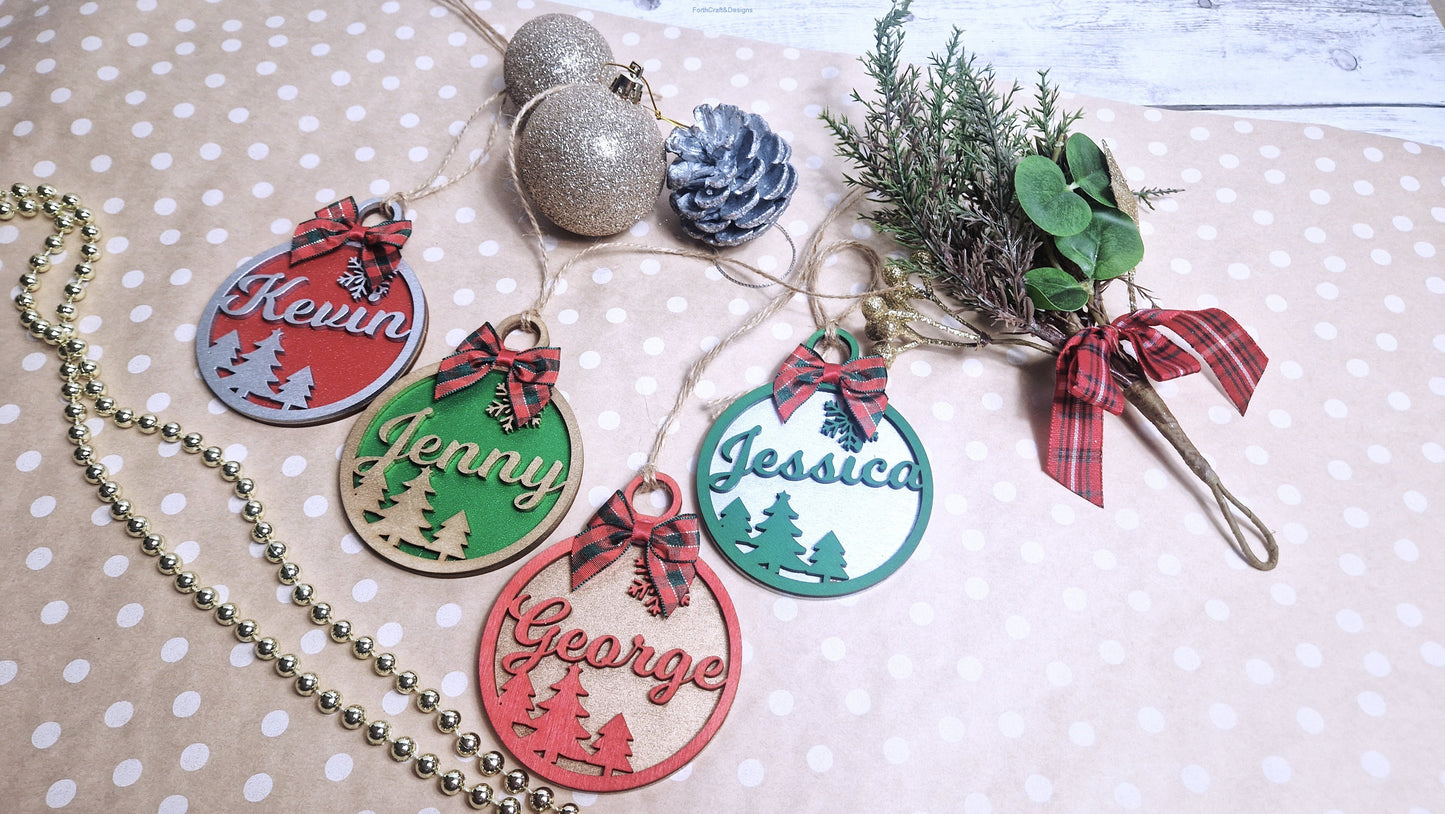 Personalised Christmas bauble