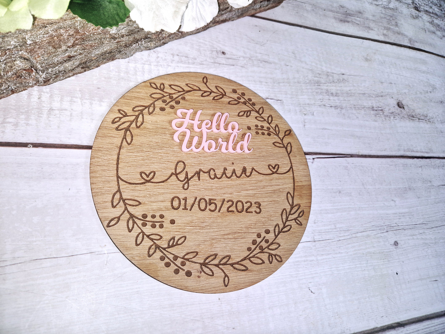 New born baby keepsake