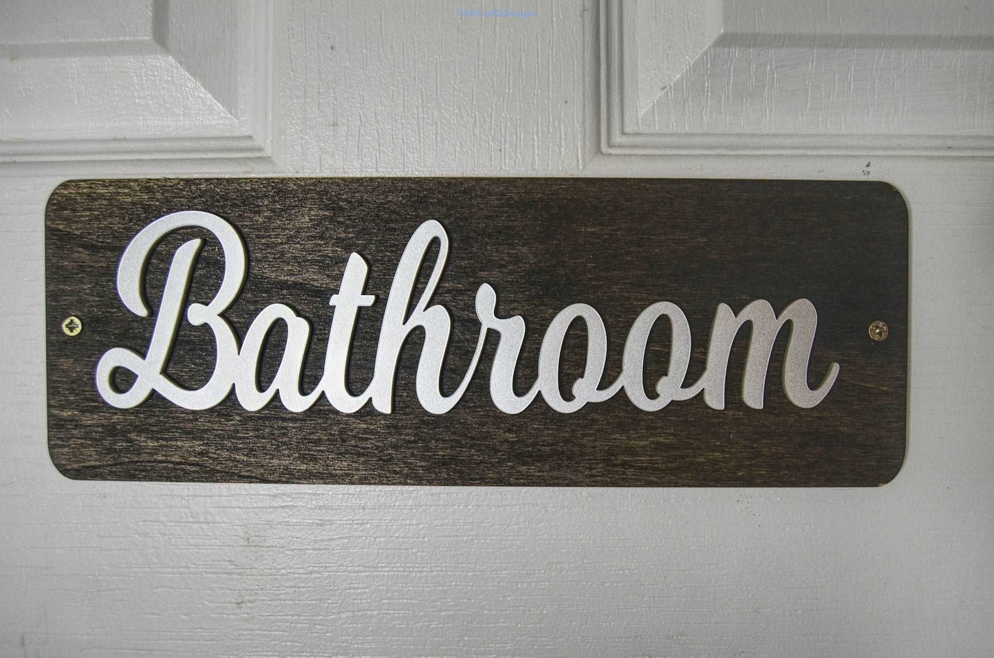 Bathroom door sign-Forth Craft and Designs