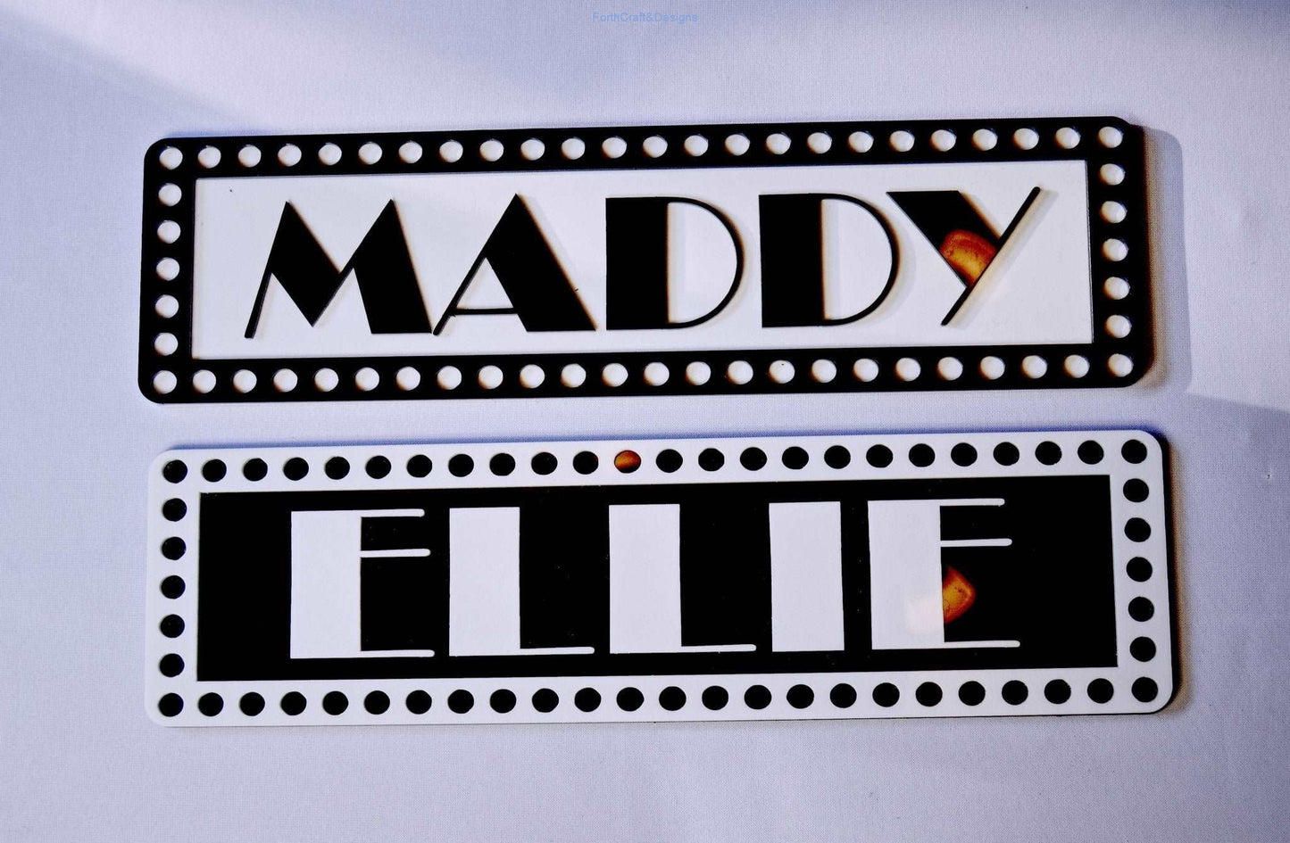 Broadway themed named sign
