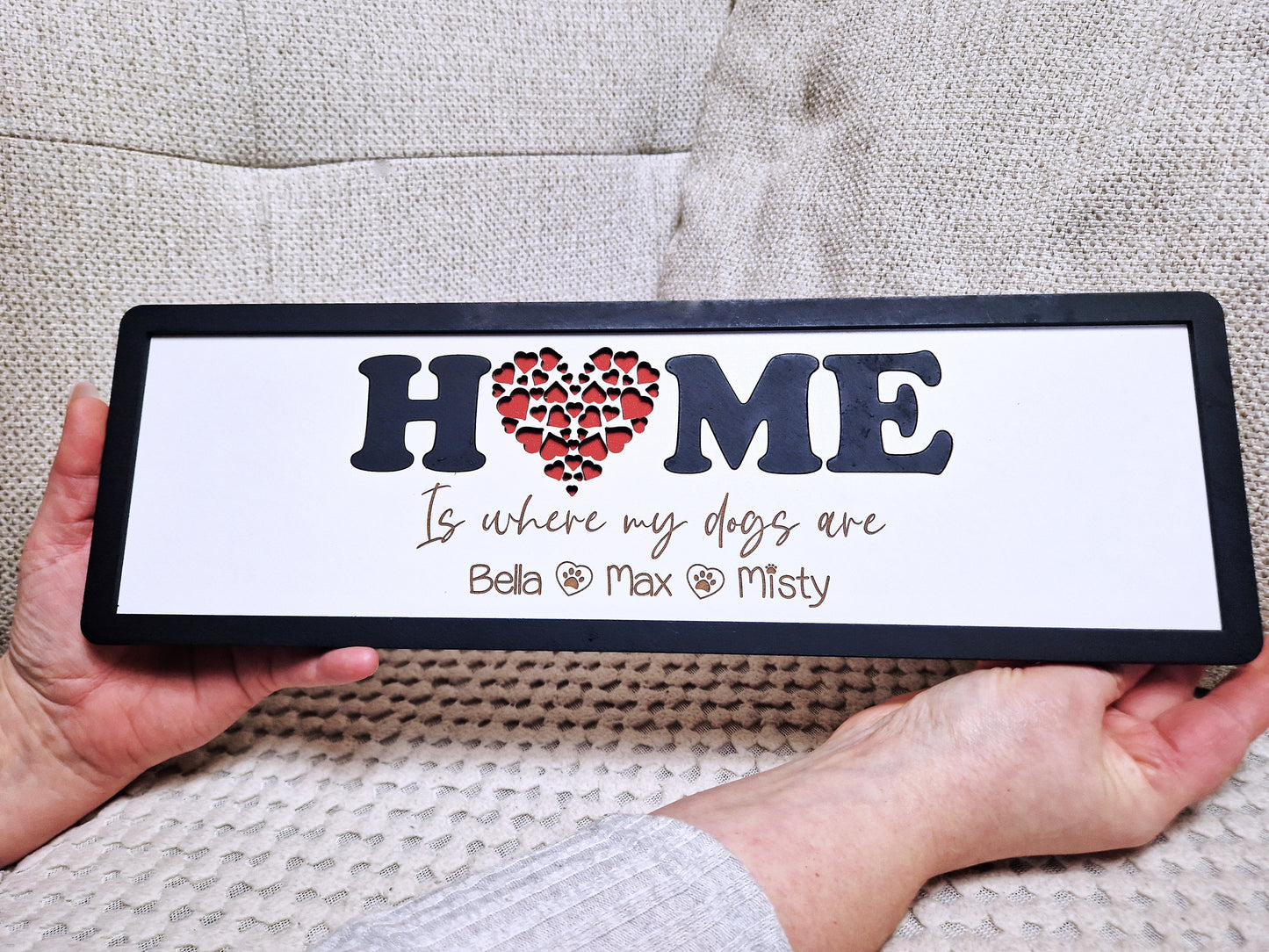 Home Personalised wall sign