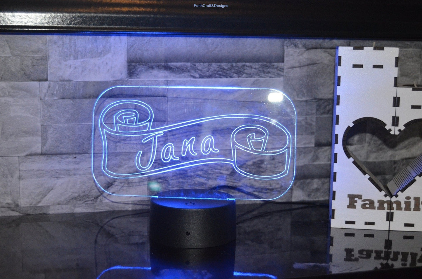 LED night light , personalised sign, custom light ,neon sign bedroom