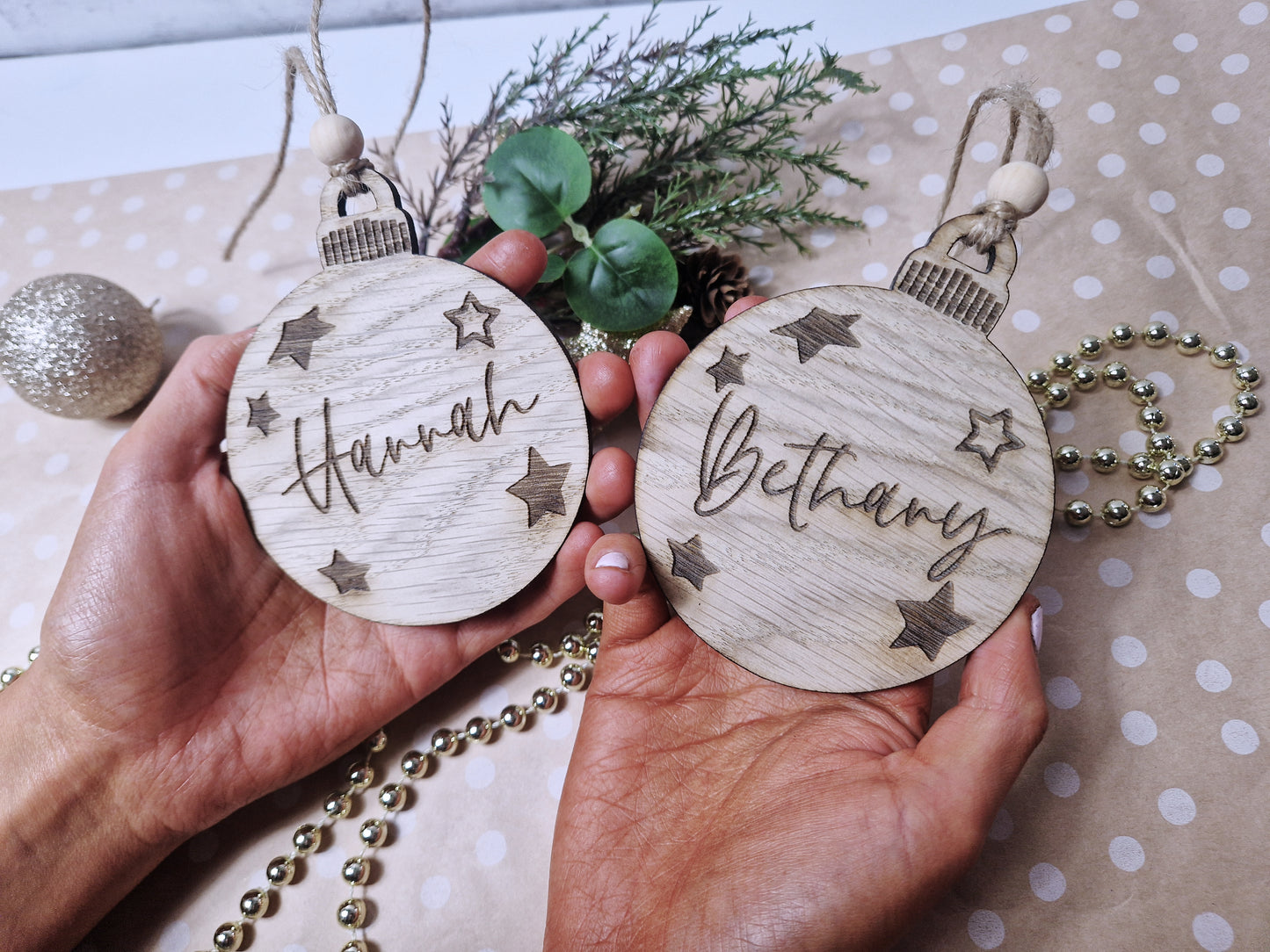 Personalised Xmas Bauble