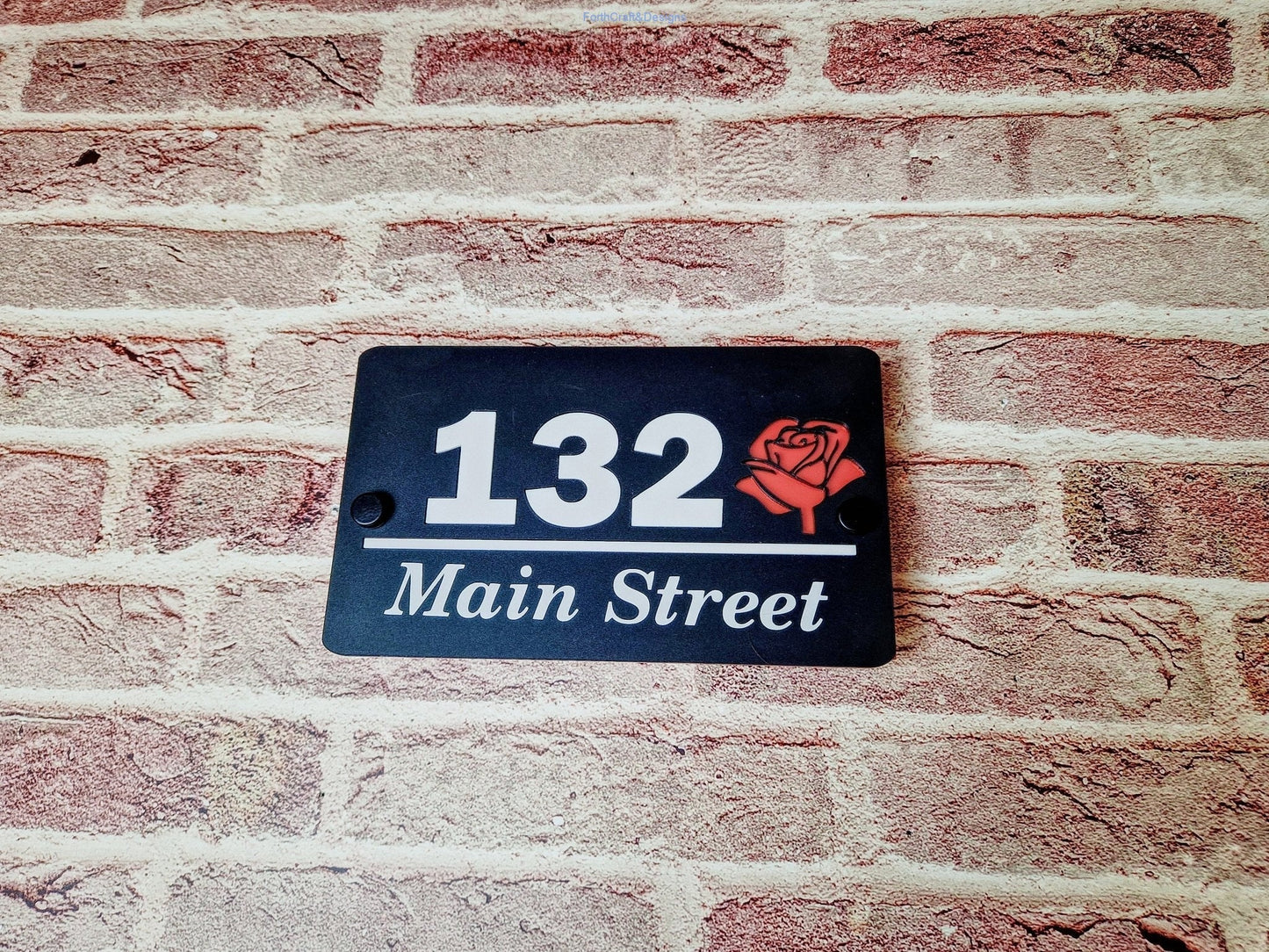 Personalised door number