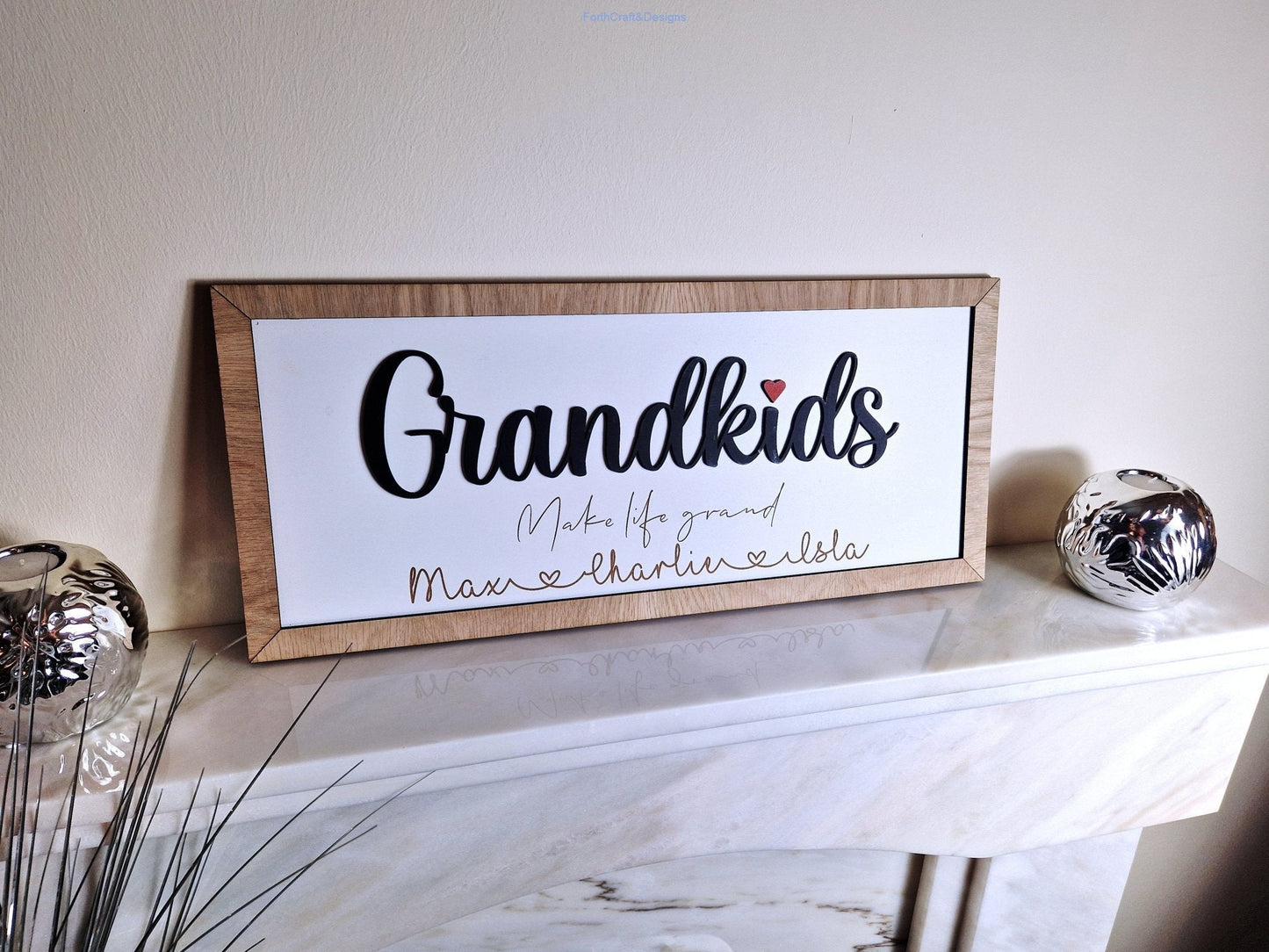 Personalised Grandkids sign