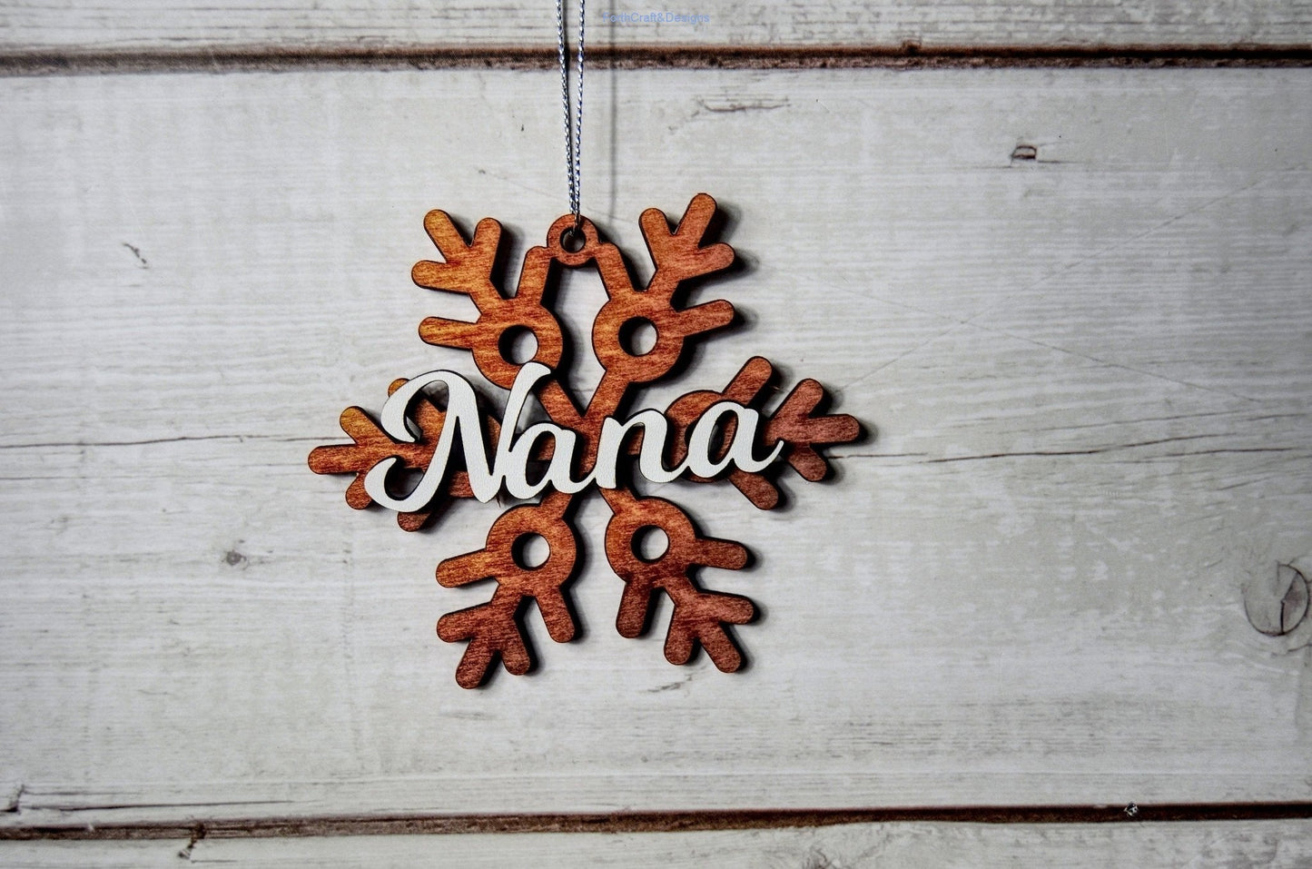 Personalised wooden tree baubles, custom christmas baubles,