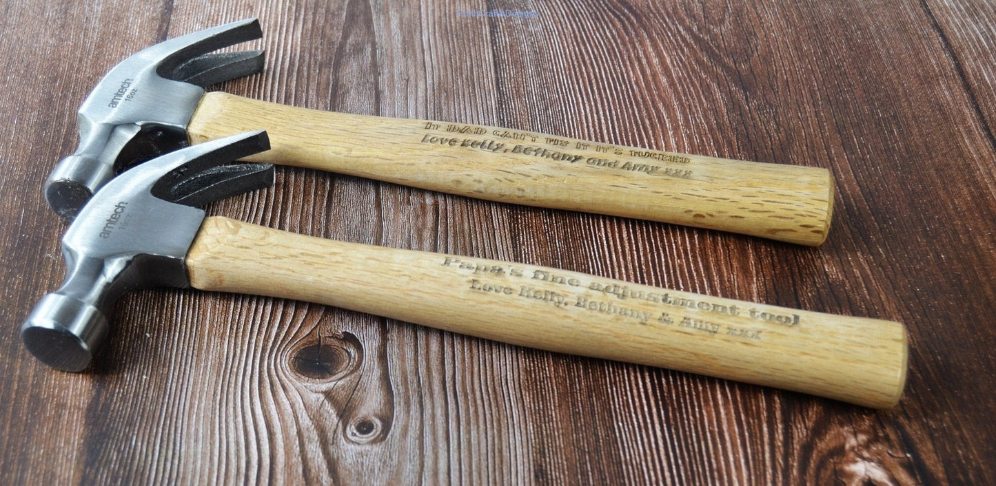 personalized engraved hammer,fathers day gift, engraved hammer