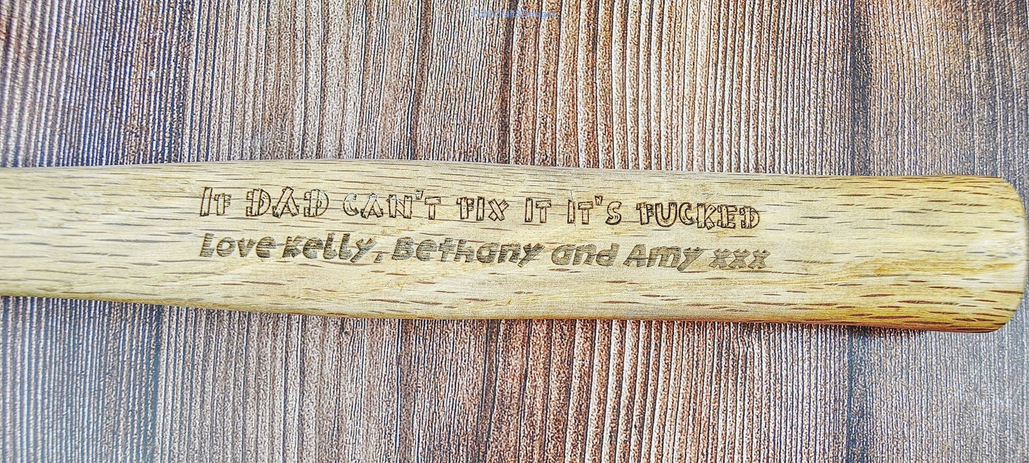 personalized engraved hammer,fathers day gift, engraved hammer