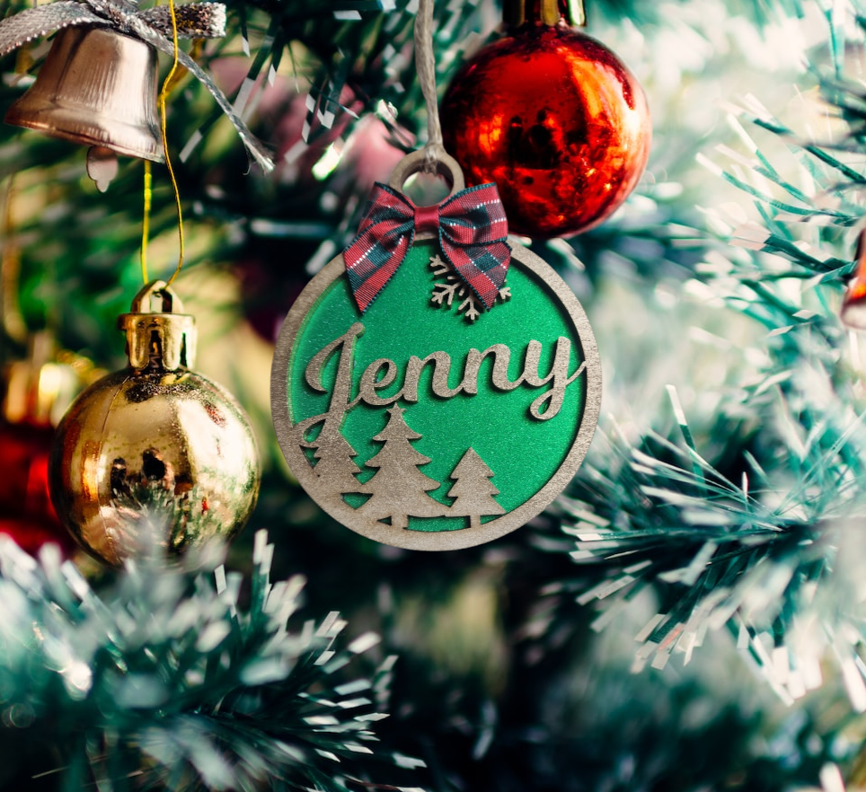 Personalised Christmas bauble
