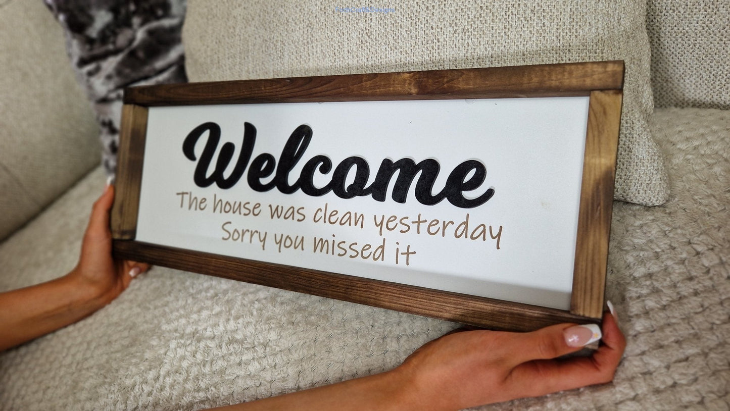 Rustic farm house Funny welcome signs