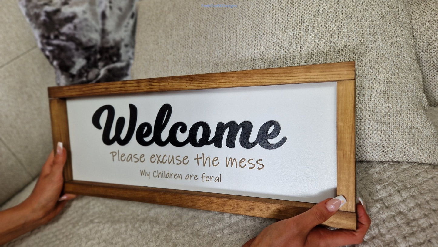 Rustic farm house Funny welcome signs