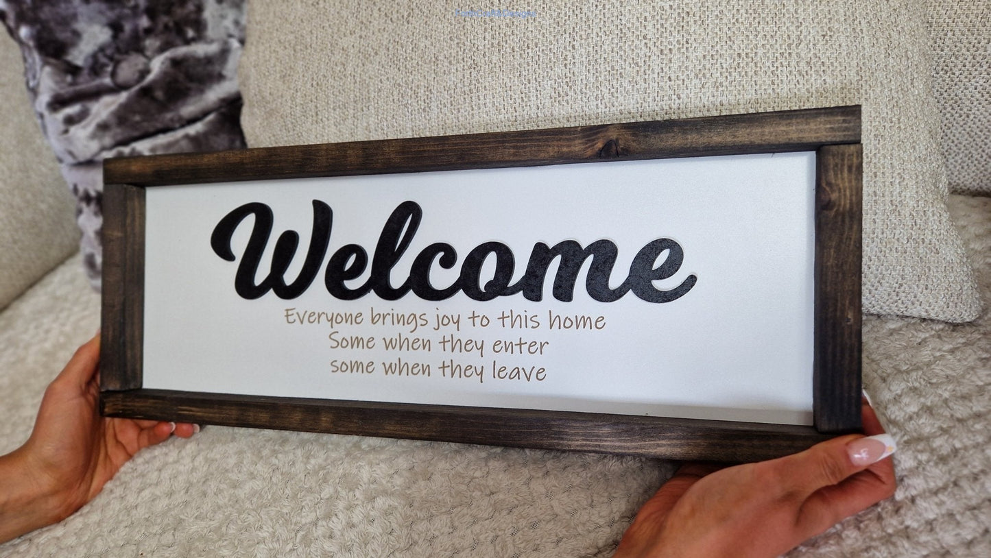 Rustic farm house Funny welcome signs