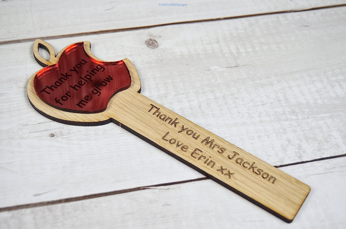 Teacher gift custom book mark
