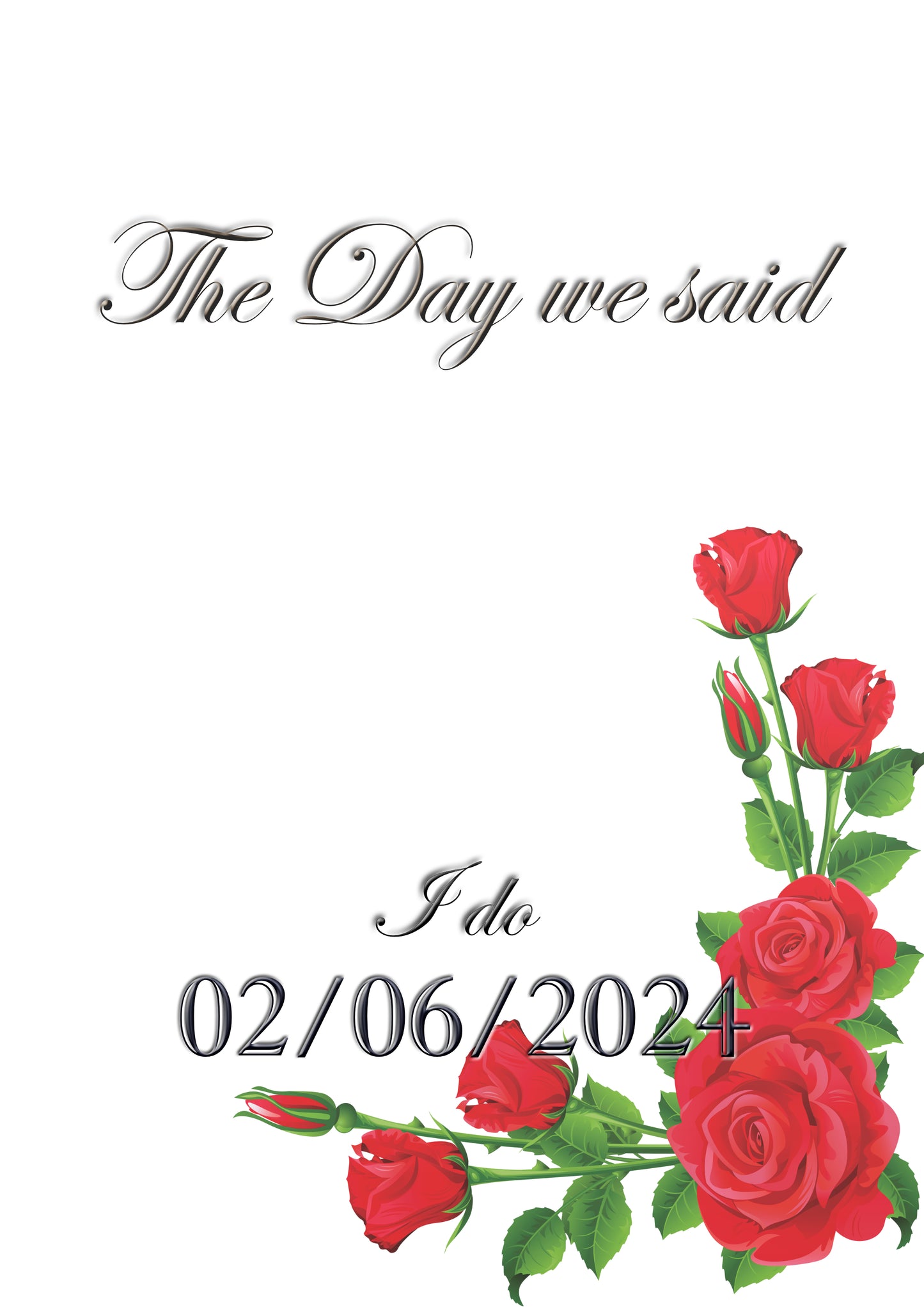 Framed wedding puzzle heart gift
