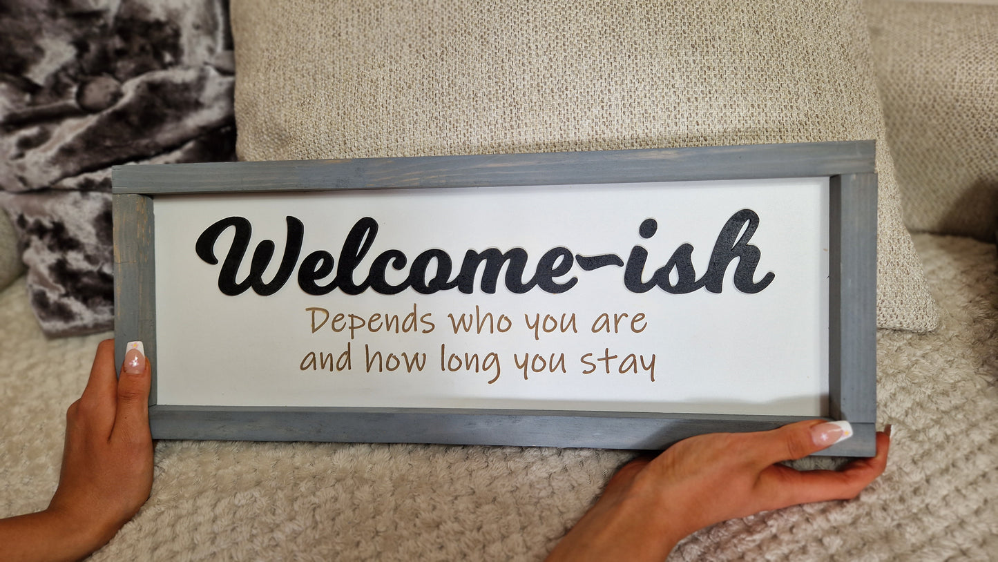 Rustic farm house Funny welcome signs