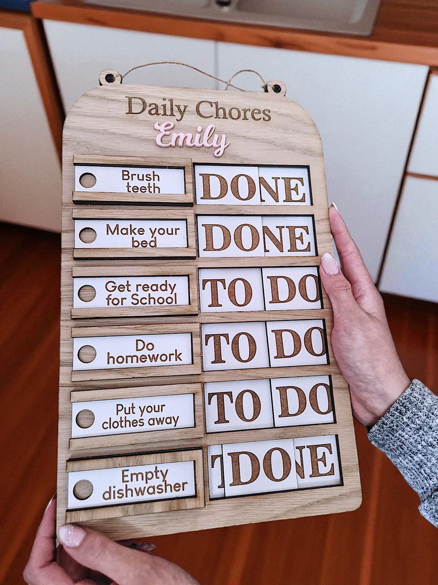 Childrens Daily chore chart
