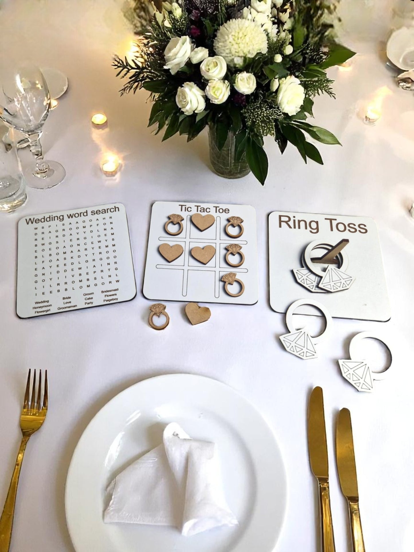 Wedding table games