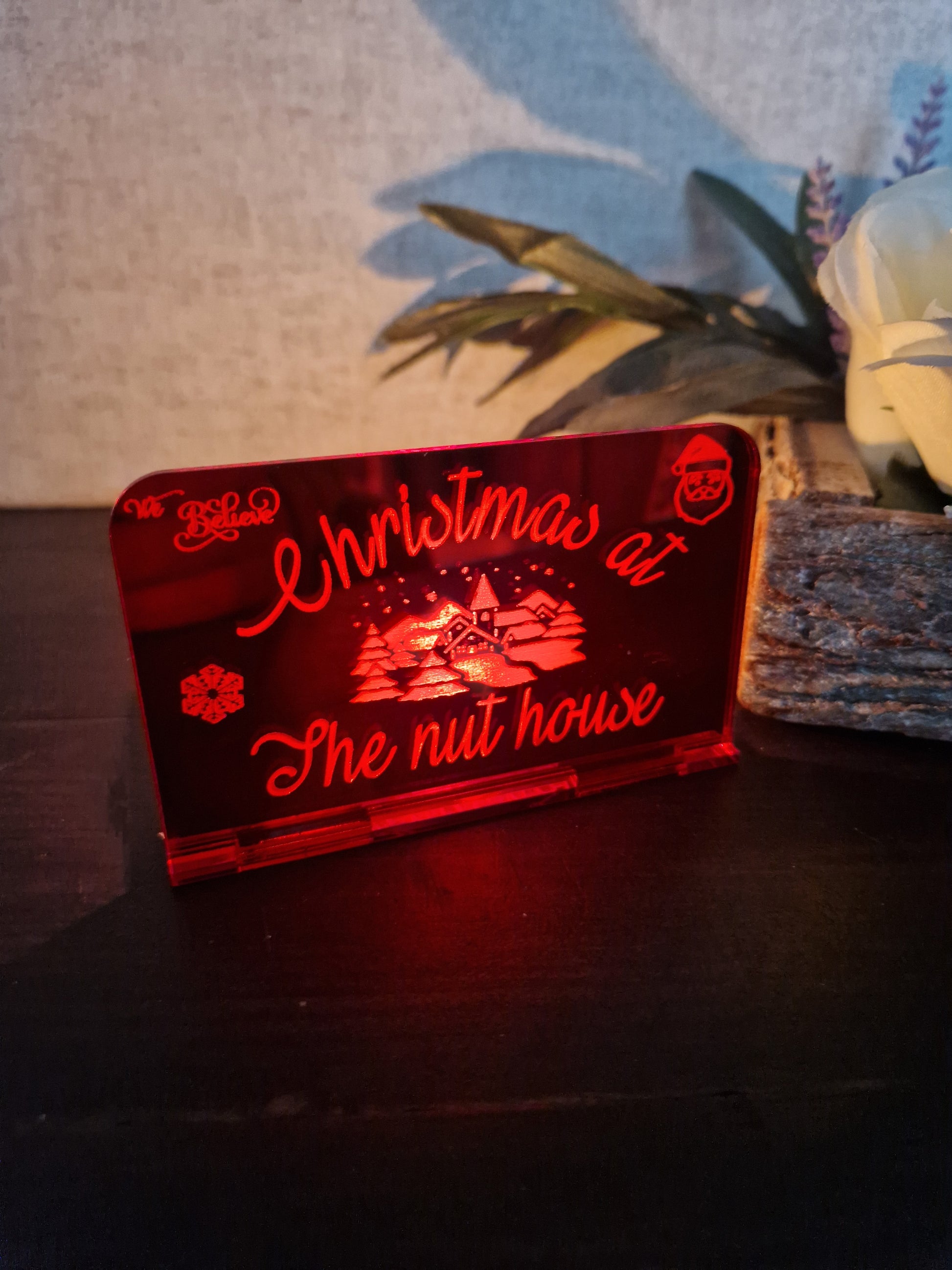 Personalised Christmas Tea light holders