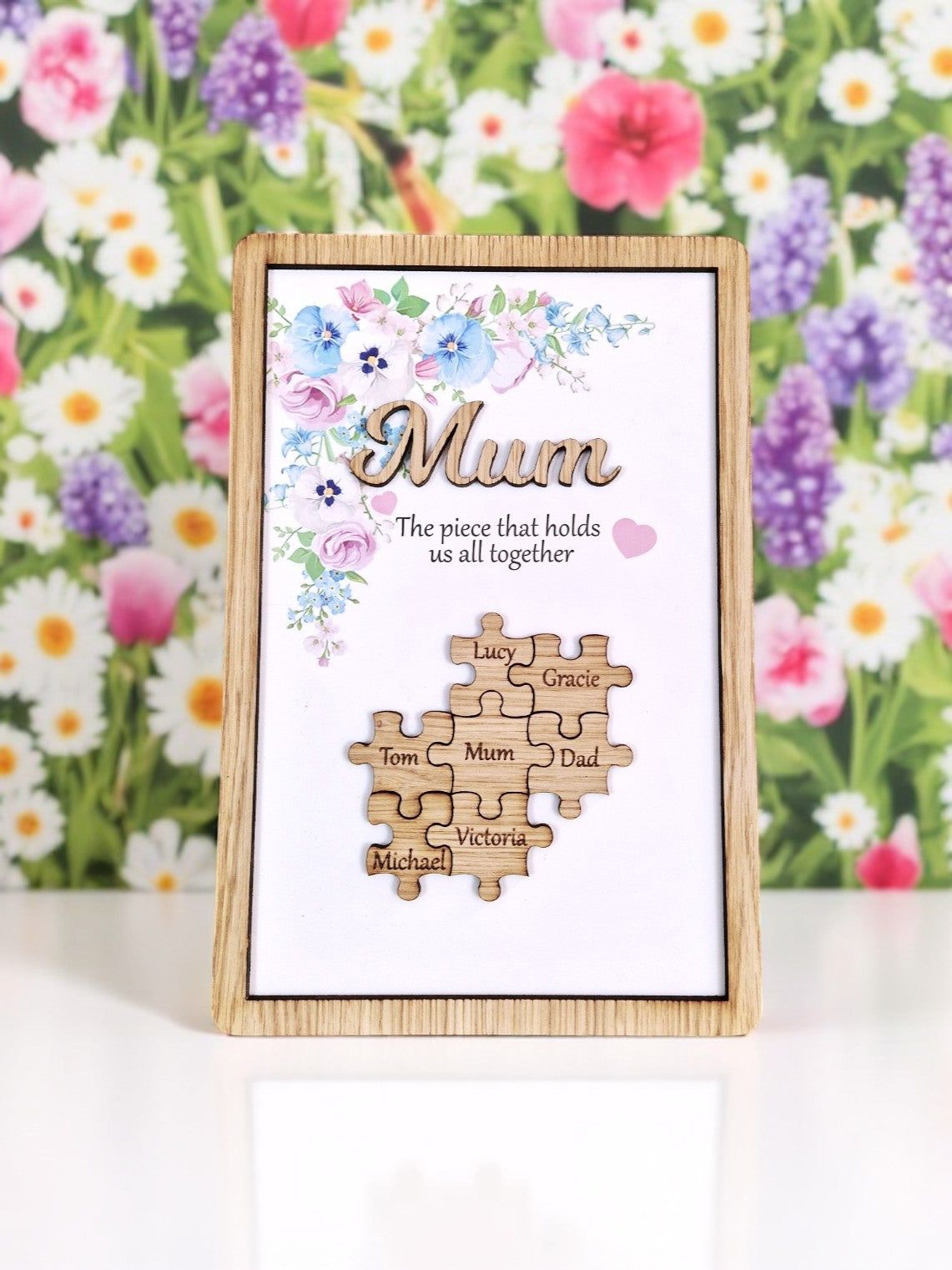 The piece that holds us together mothers day gift