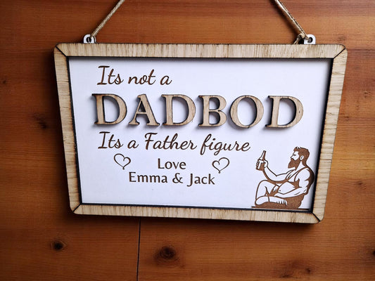 Dadbod wall plaque,
