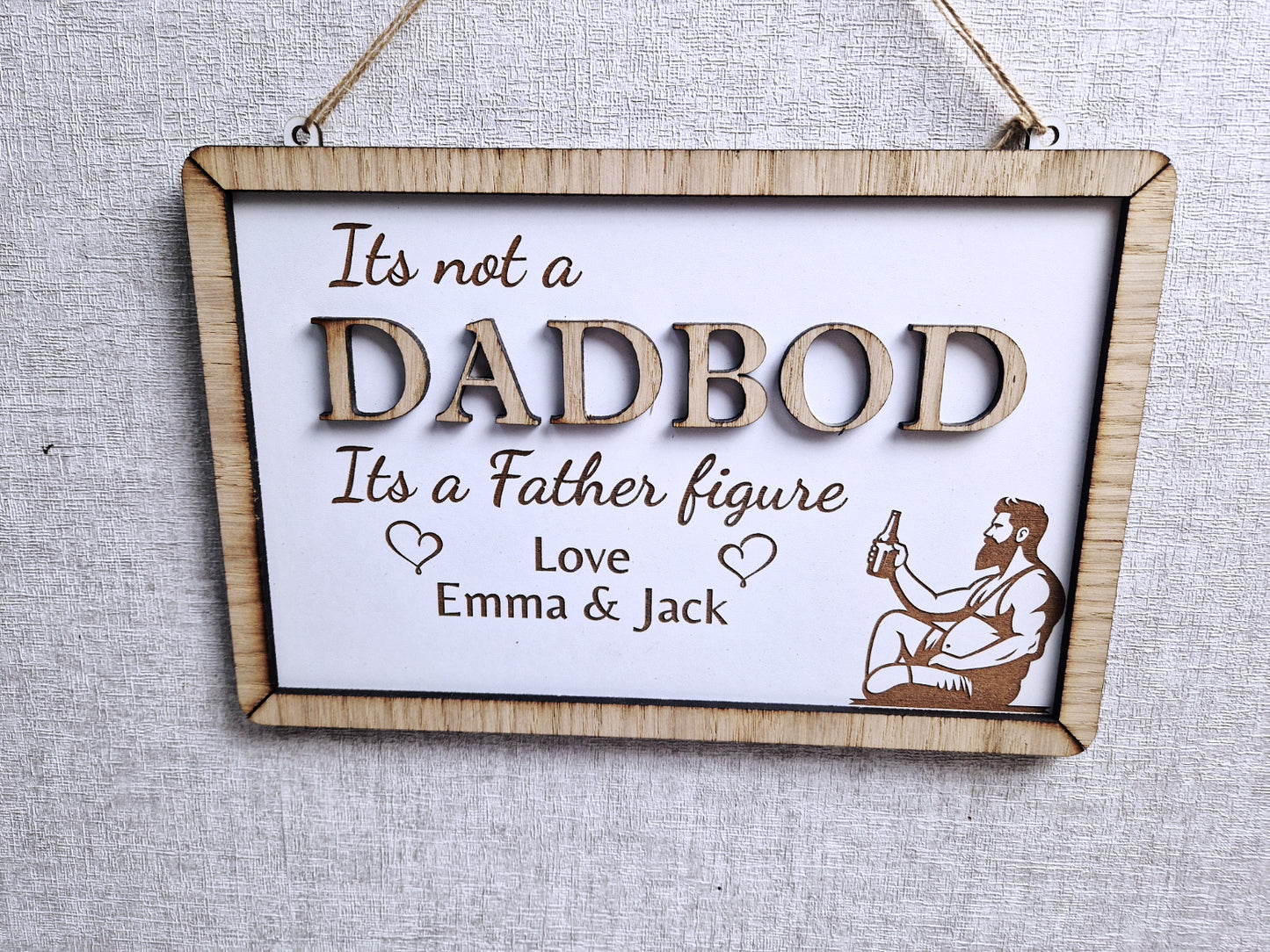 Dadbod wall plaque,