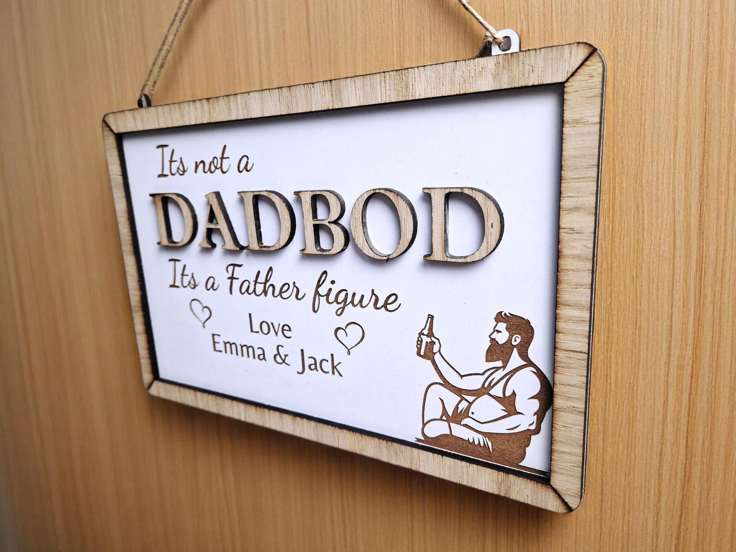 Dadbod wall plaque,