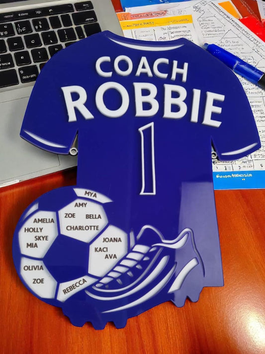 Football coach personalised gift