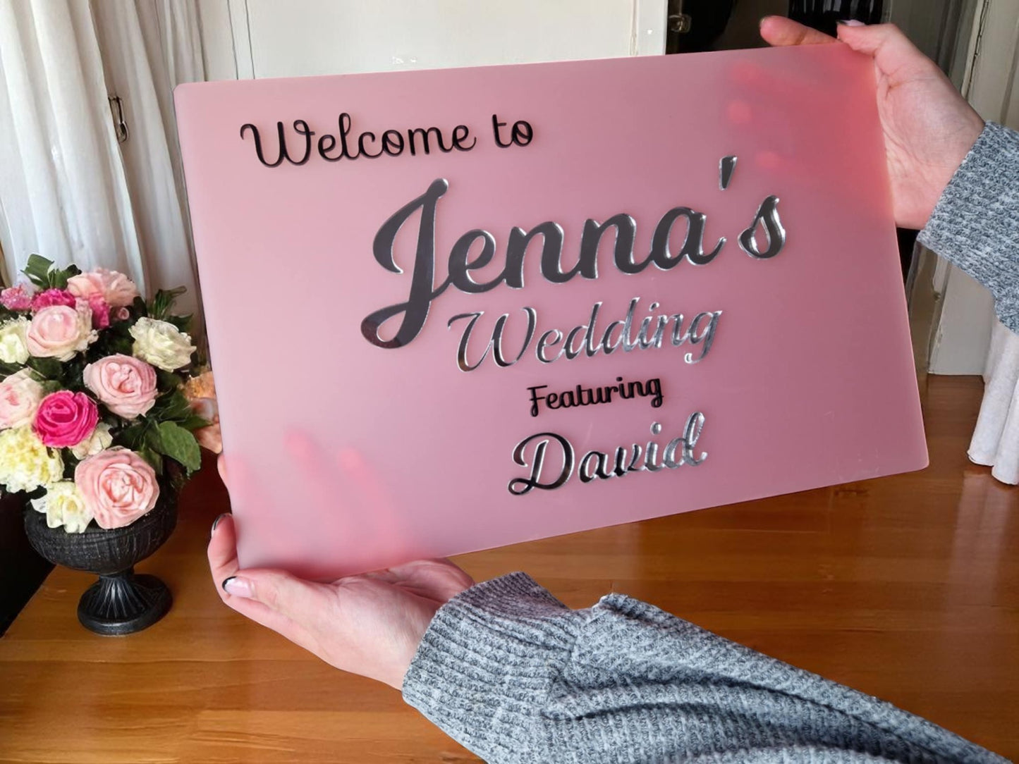 Wedding welcome sign