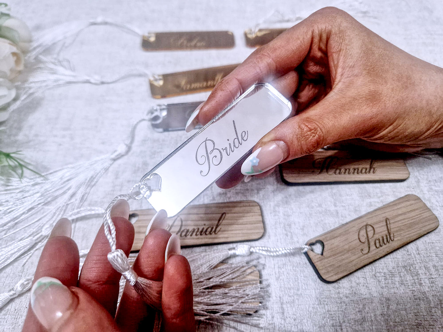 Wedding table place names