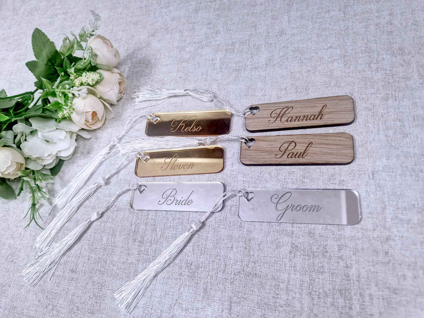 Wedding table place names
