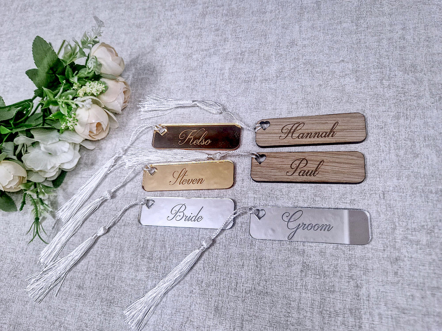 Wedding table place names
