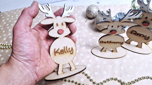 Christmas table place names