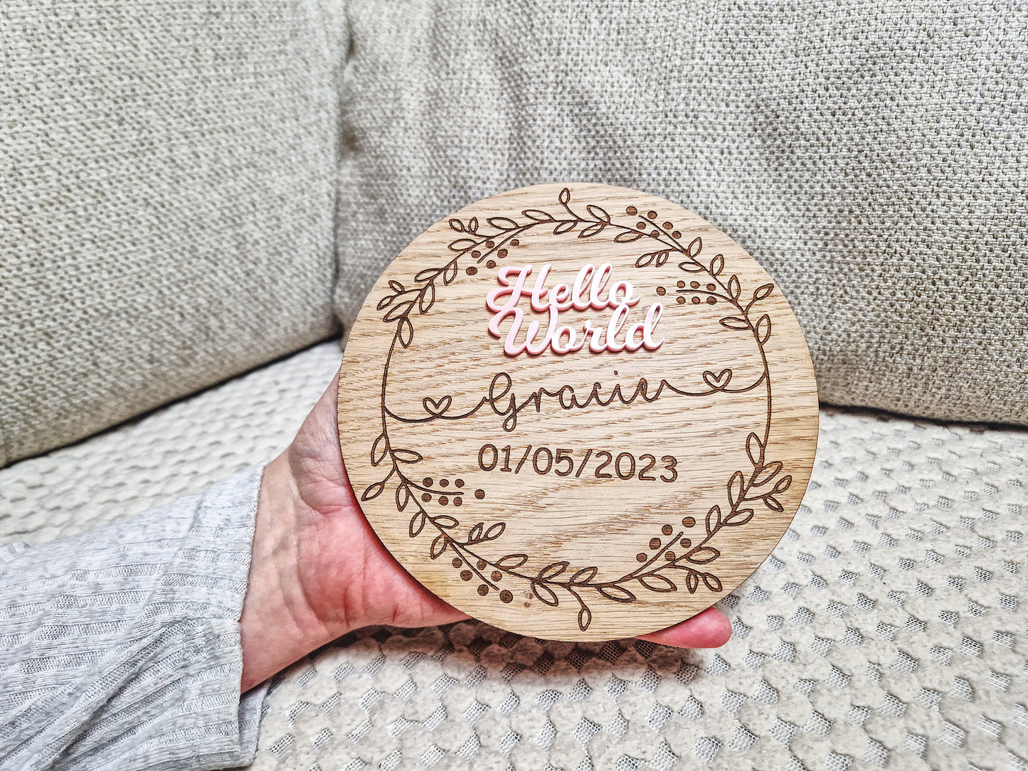 New born baby keepsake