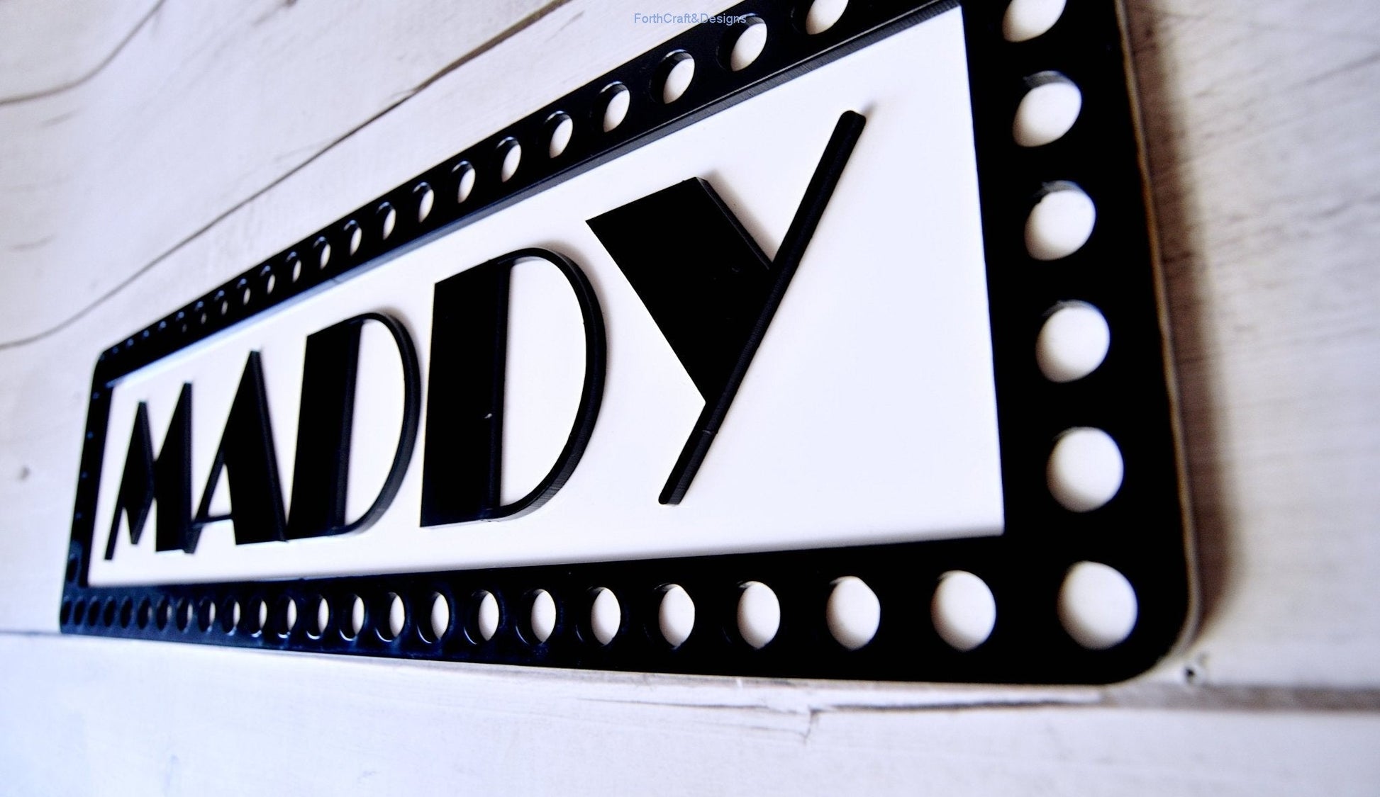 Broadway themed named sign