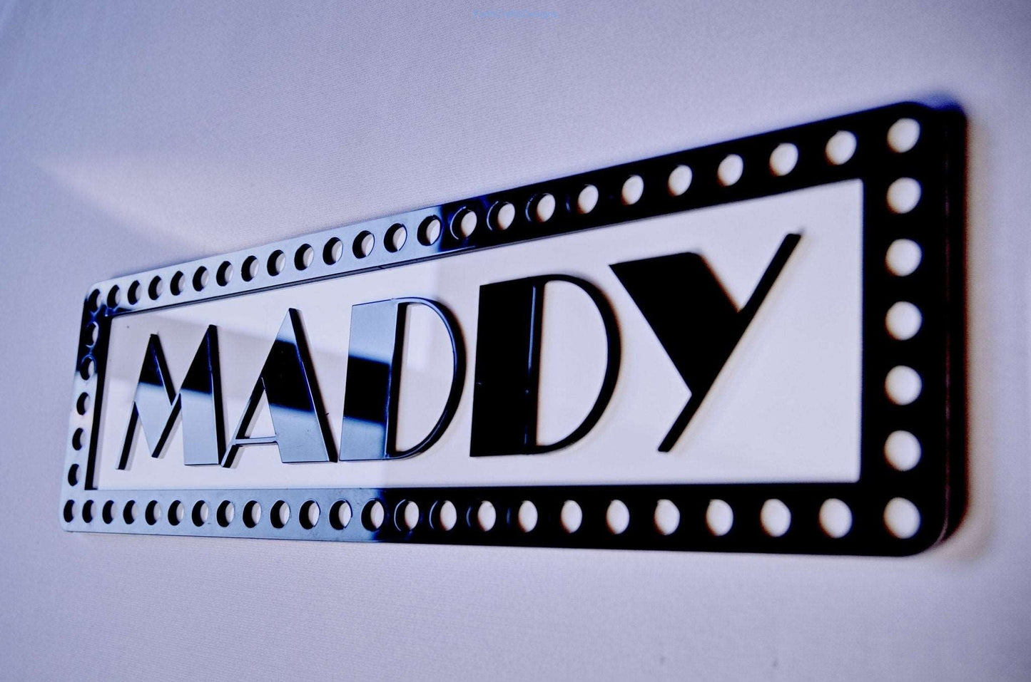 Broadway themed named sign