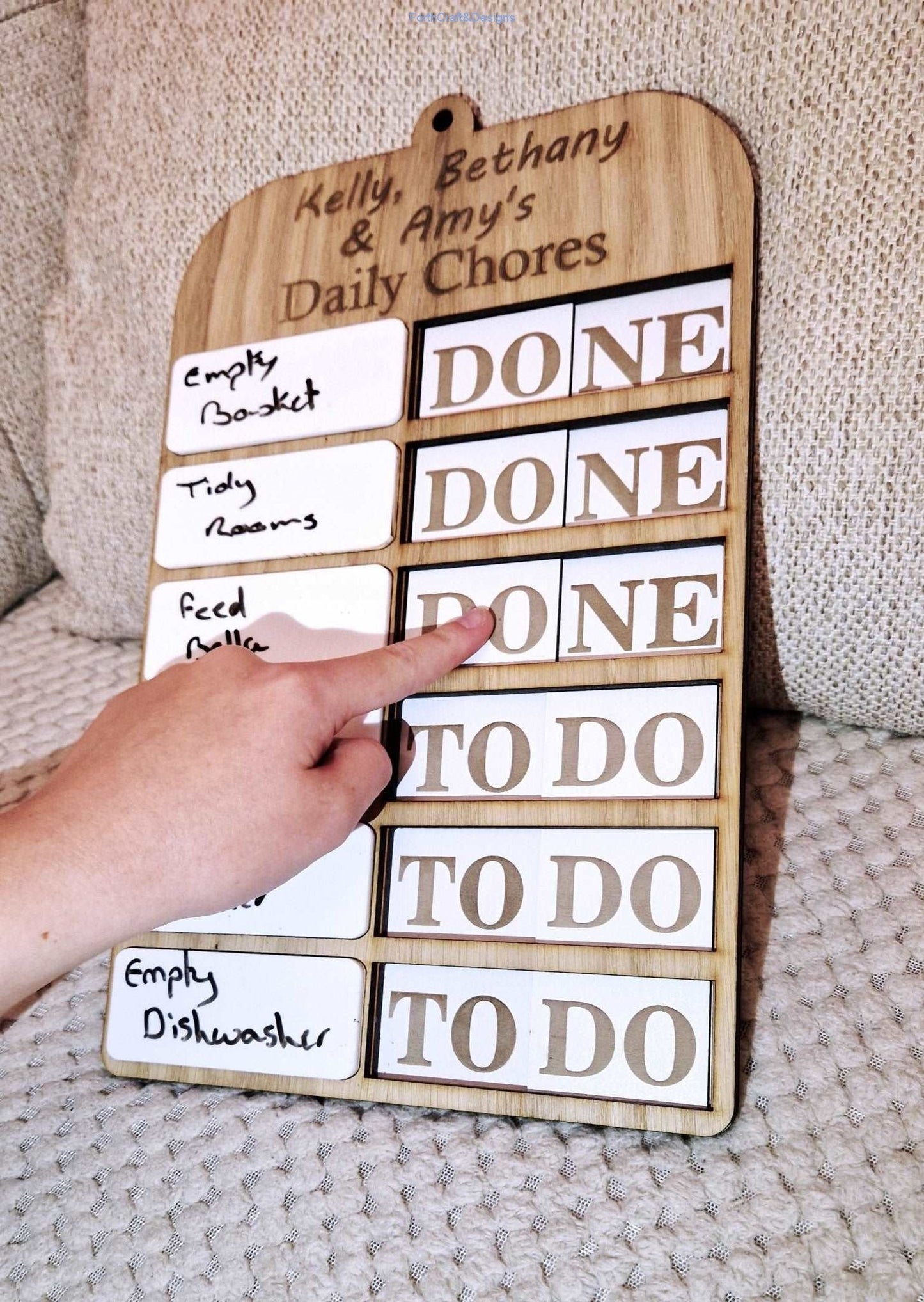 Childrens Daily chore chart