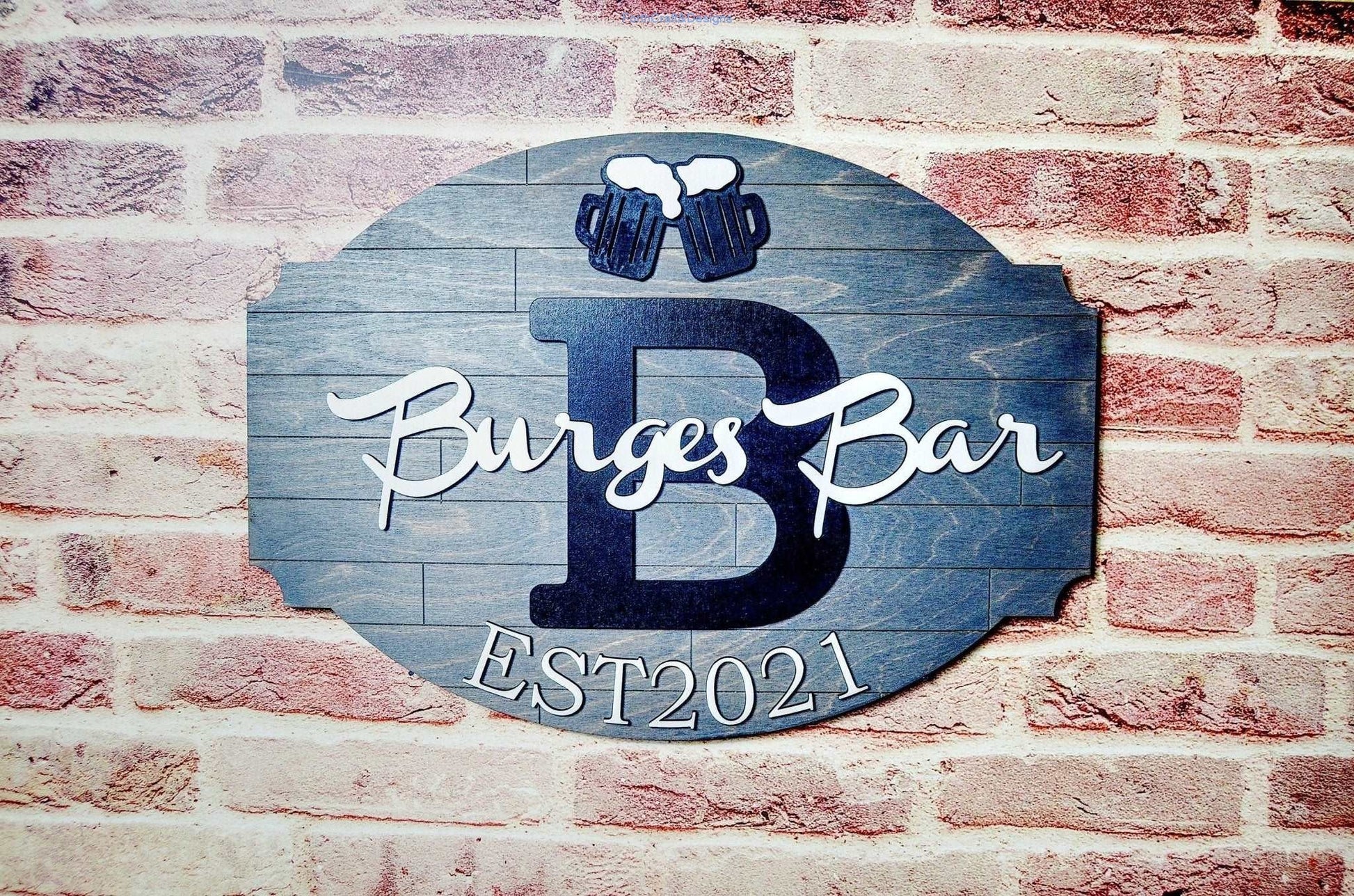 Custom Name Bar Sign