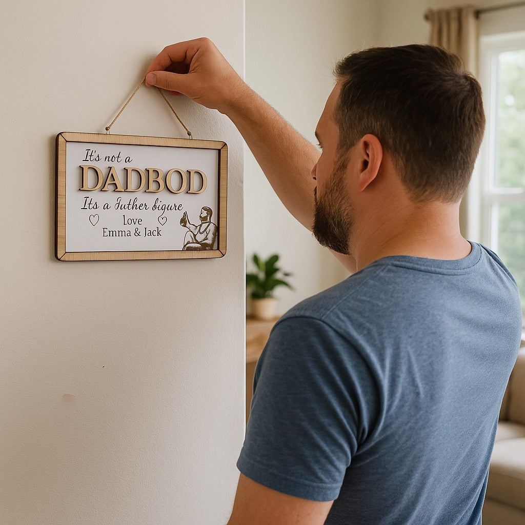 Dadbod wall plaque,