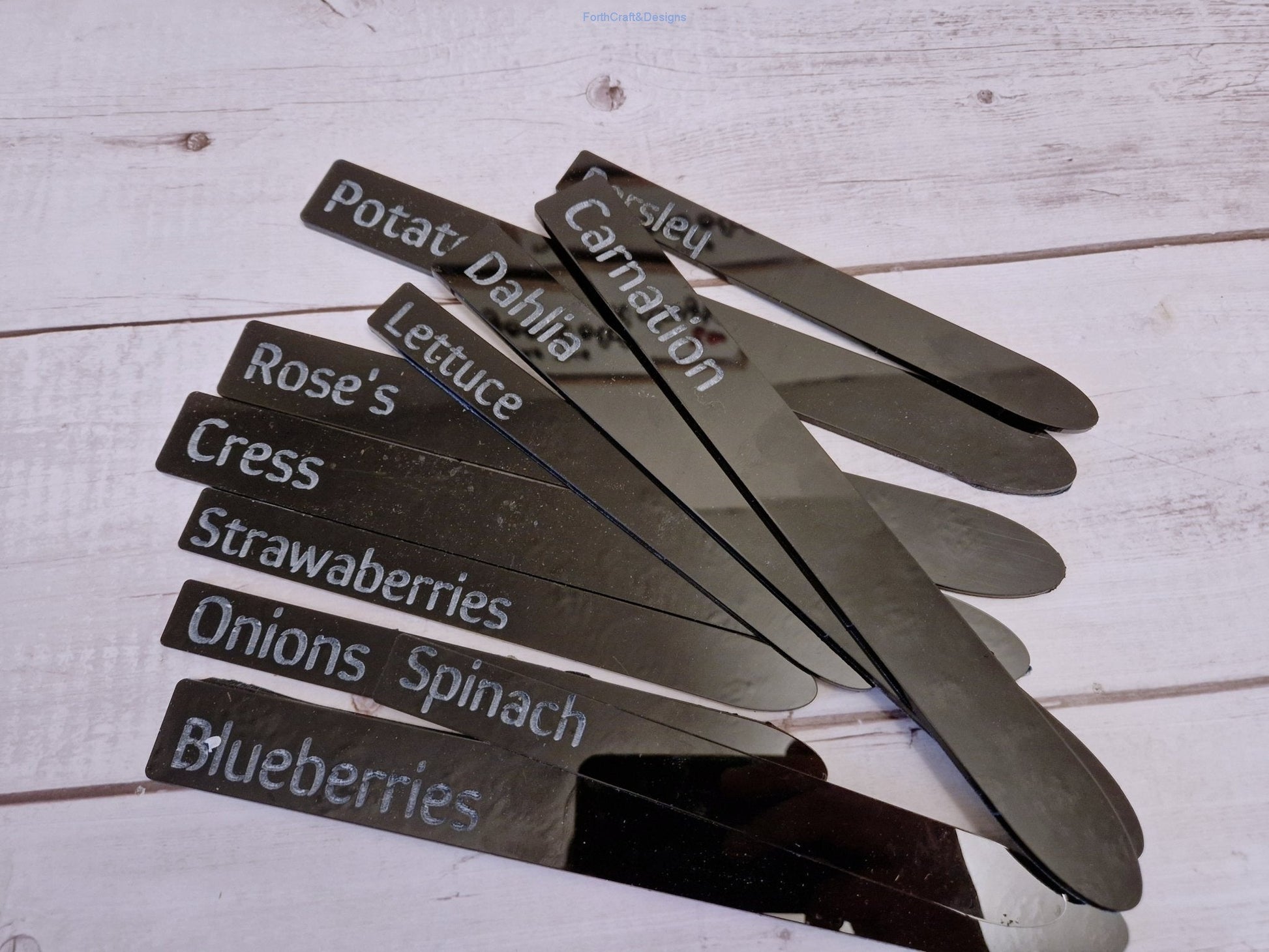 Garden plant markers Vegetable stakes