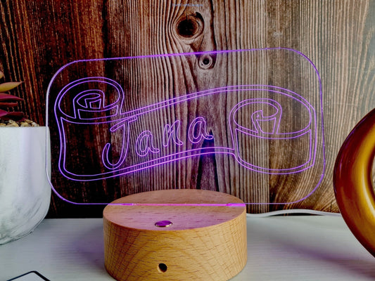 LED night light , personalised sign, custom light ,neon sign bedroom