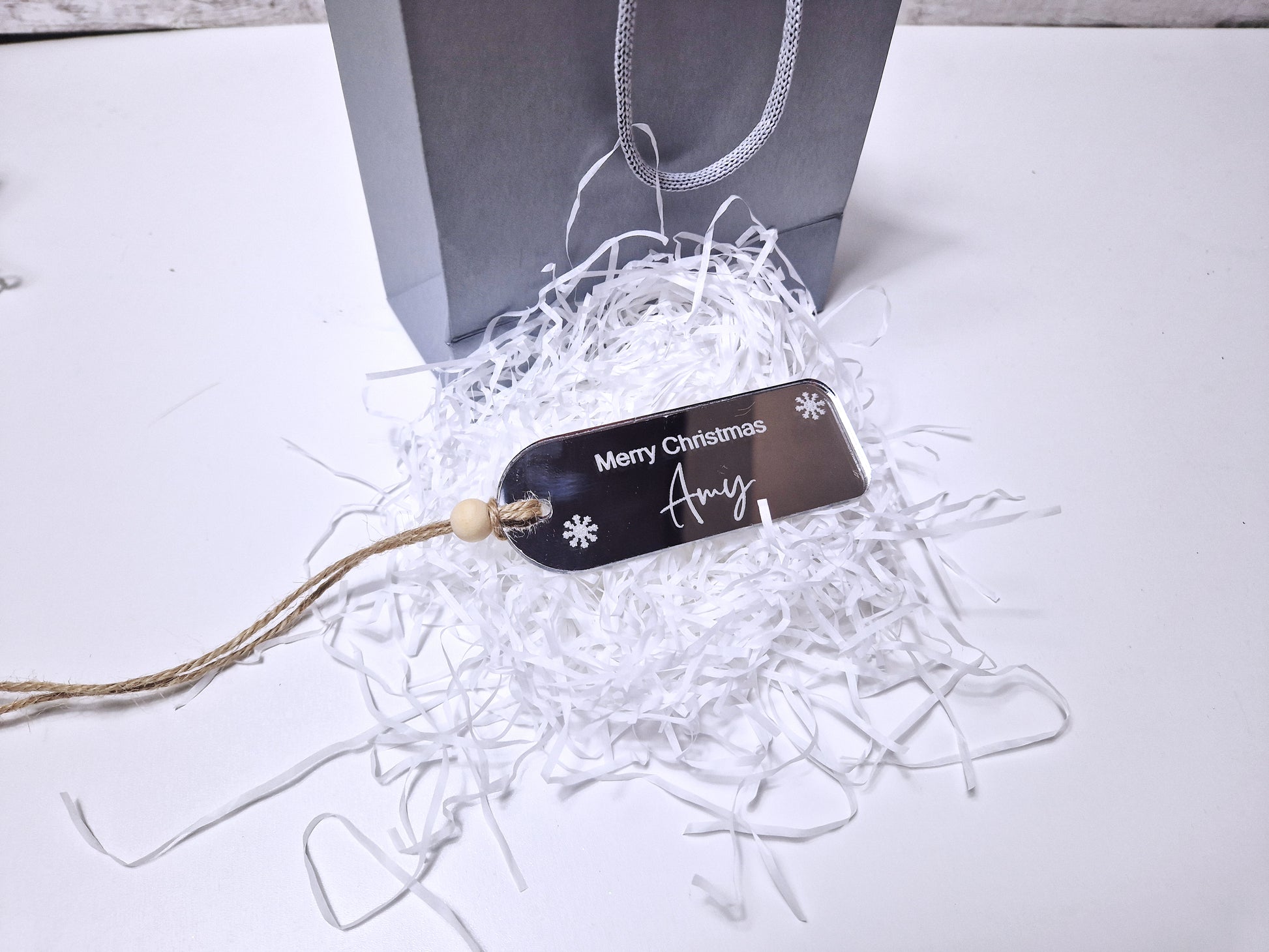 Personalised Christmas gift tag