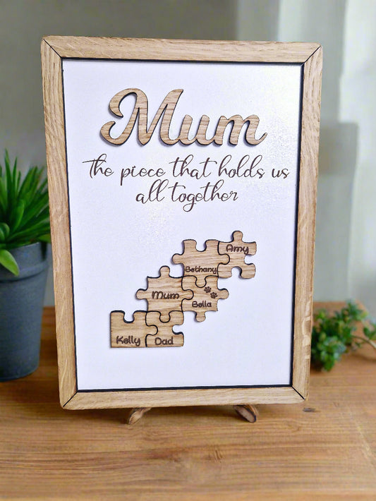 The piece that holds us together mothers day gift