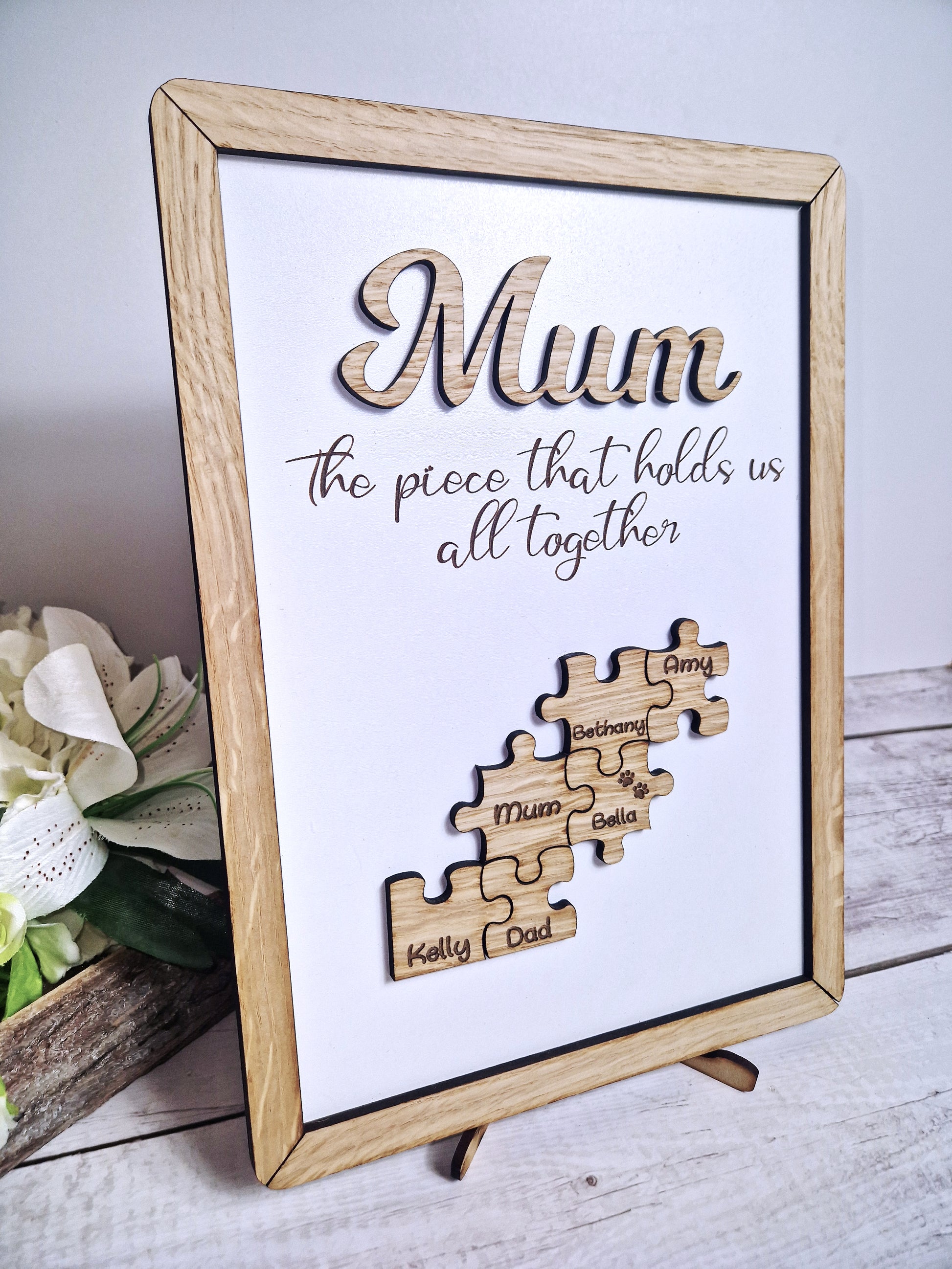 The piece that holds us together mothers day gift